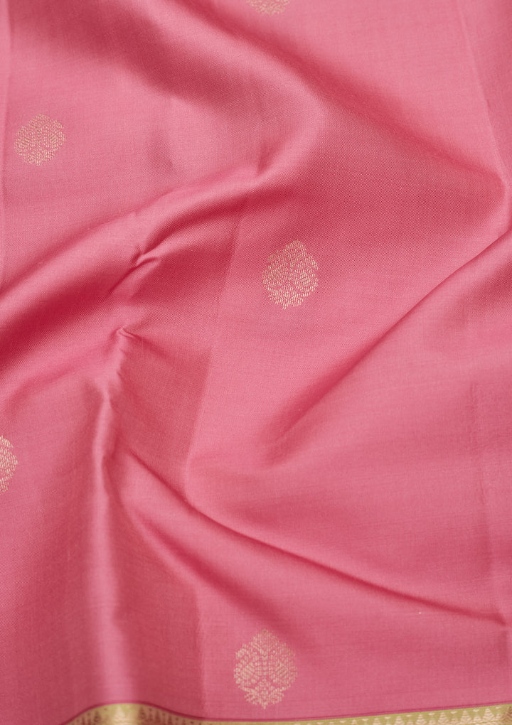 Pink Zariwork Pure Silk Saree