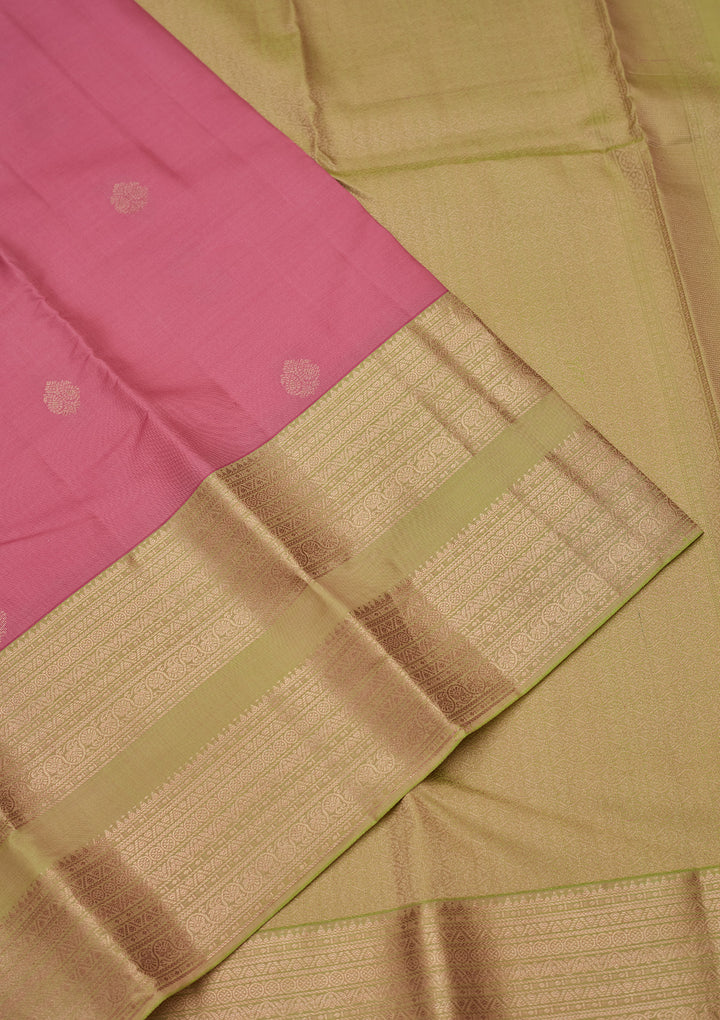 Pink Zariwork Pure Silk Saree