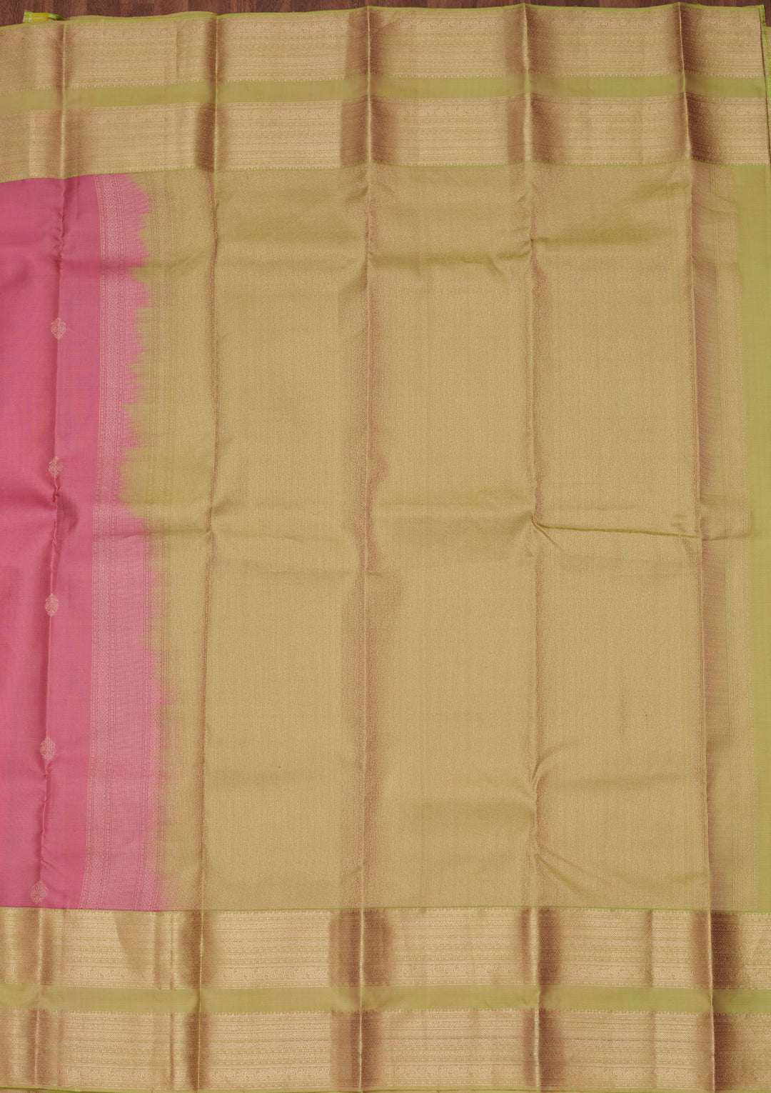 Pink Zariwork Pure Silk Saree