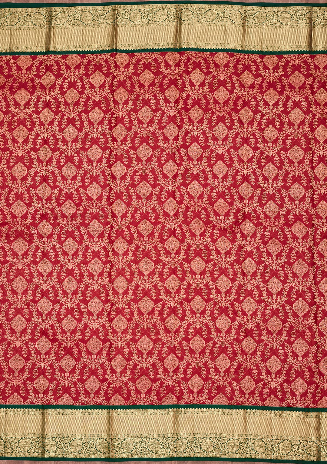 Maroon Zariwork Pure Silk Saree