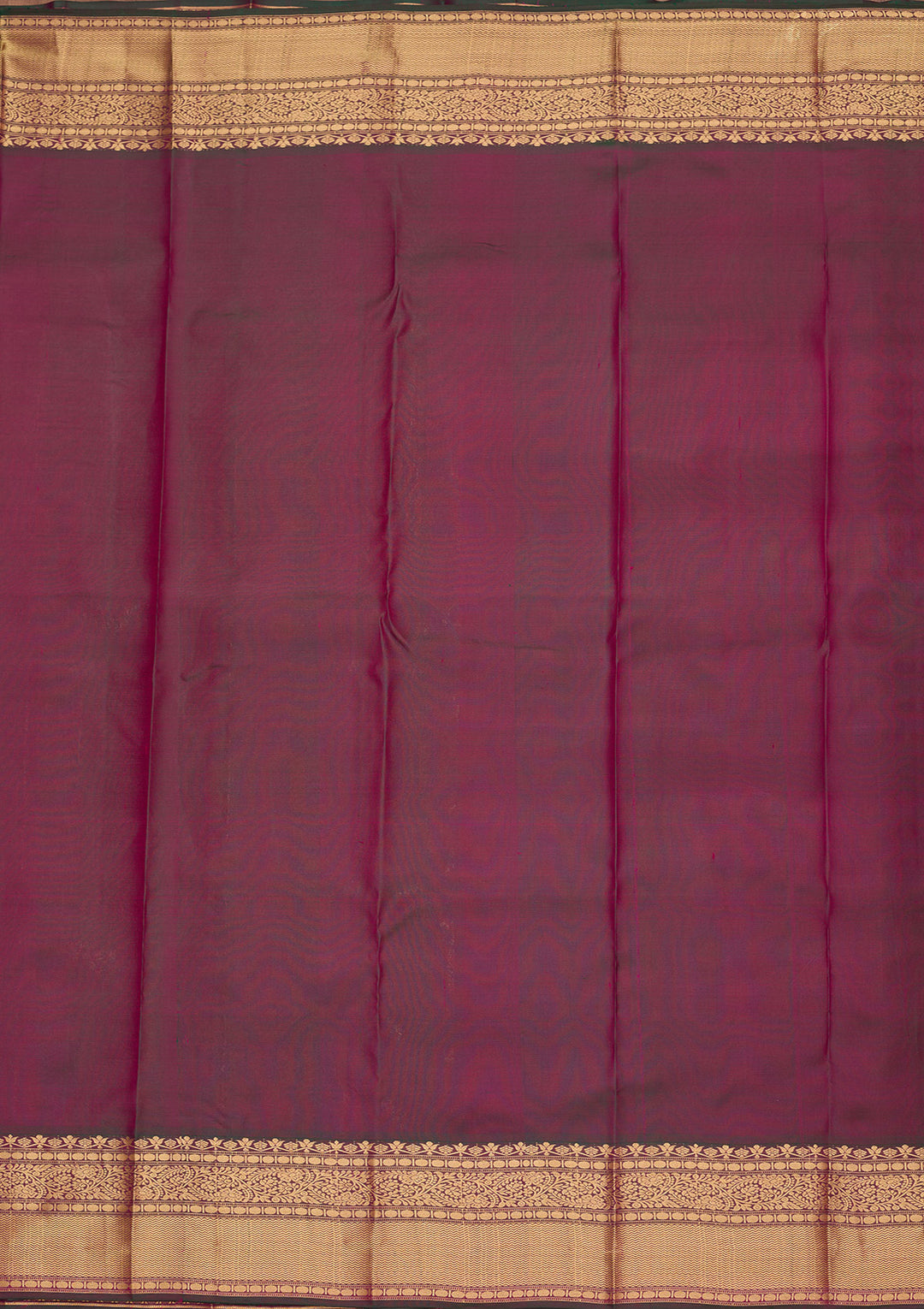 Rani Pink Zariwork Pure Silk Saree