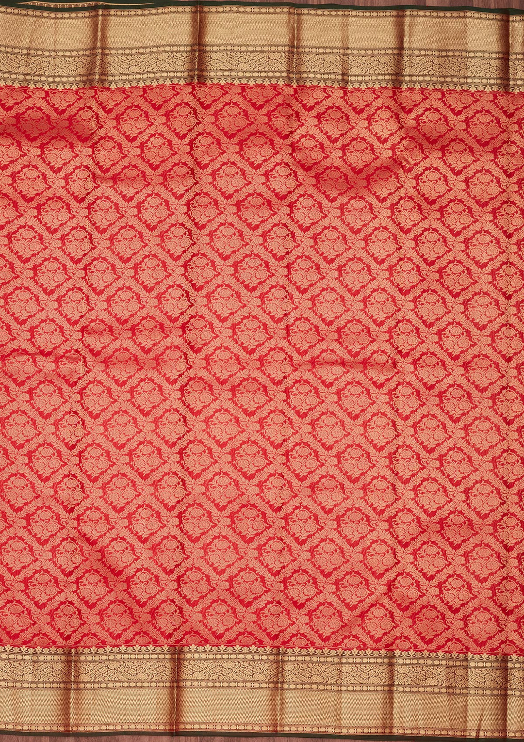 Red Zariwork Pure Silk Saree