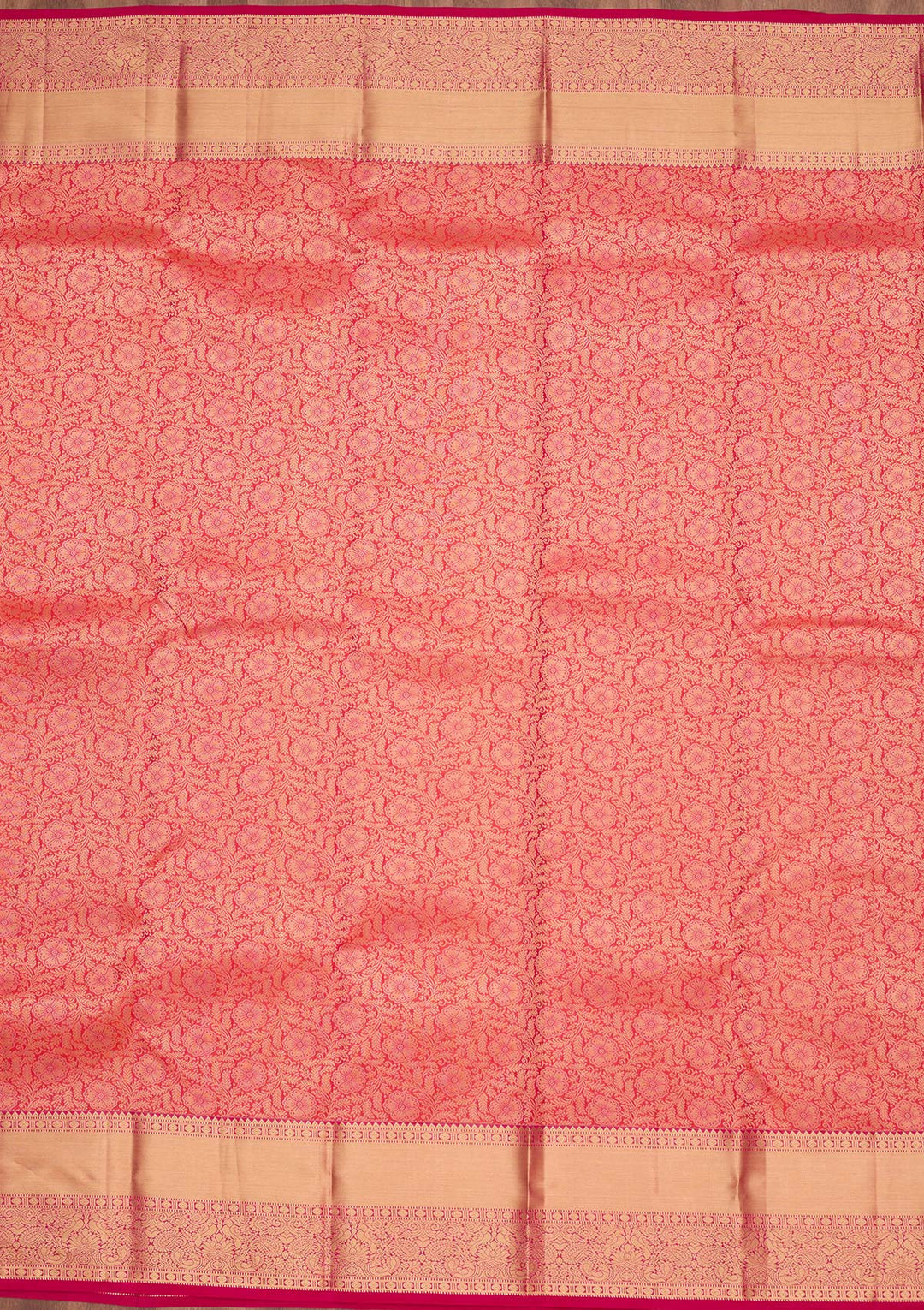 Pink Zariwork Pure Silk Saree