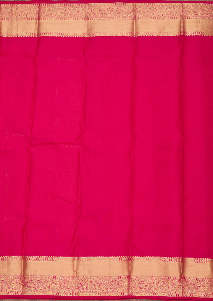 Pink Zariwork Pure Silk Saree