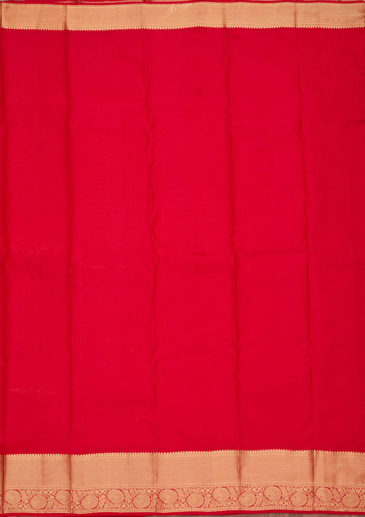 Mustard Zariwork Pure Silk Saree