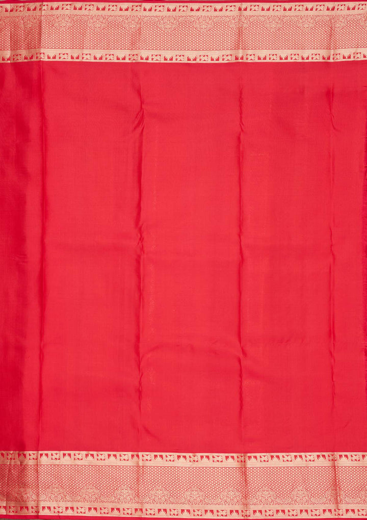 Red Zariwork Pure Silk Saree