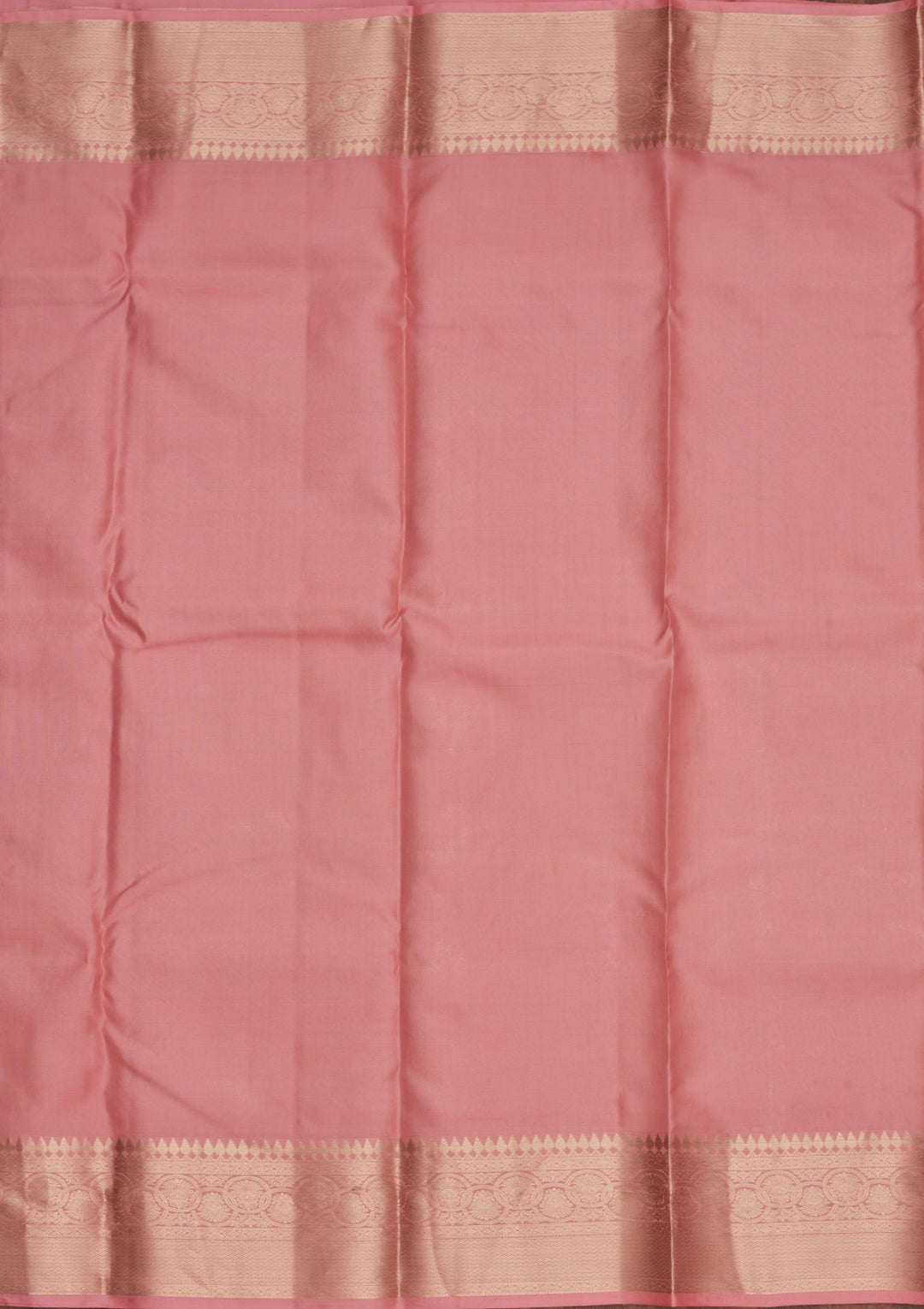 Onion Pink Zariwork Pure Silk Saree