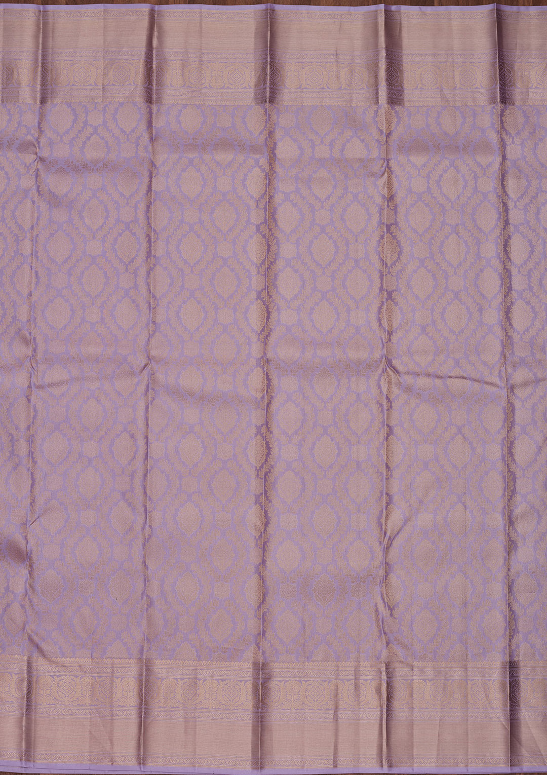 Lavender Zariwork Pure Silk Saree