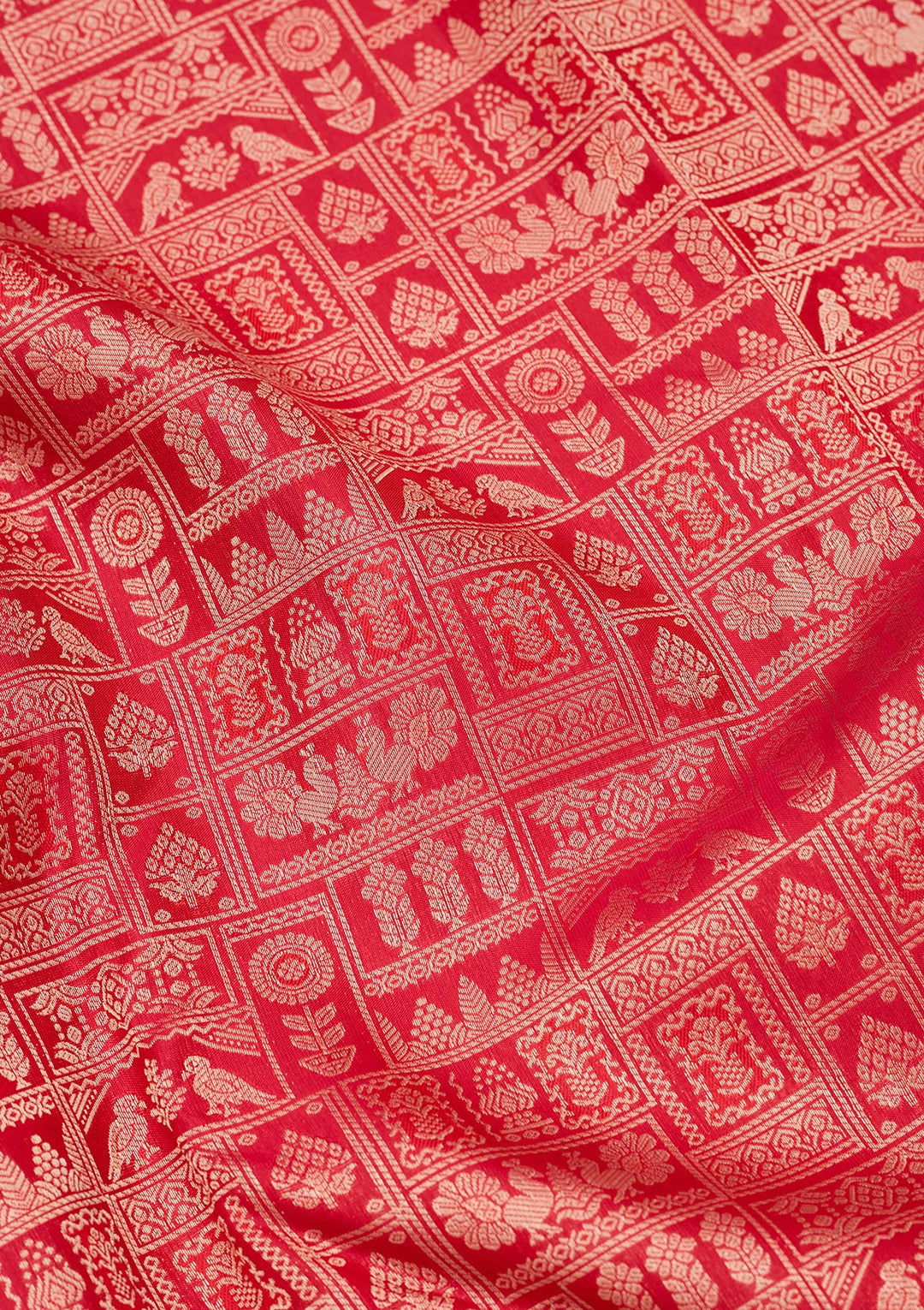 Maroon Zariwork Pure Silk Saree