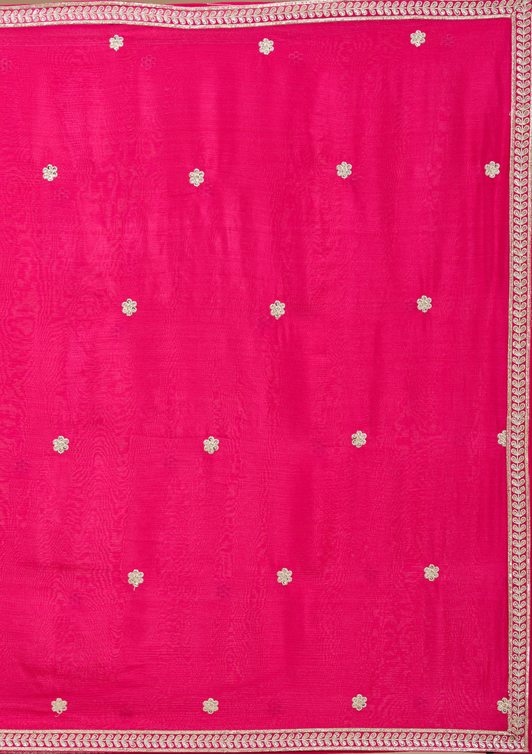 Magenta Pink Sequins Soft Raw Silk Readymade Salwar Suit