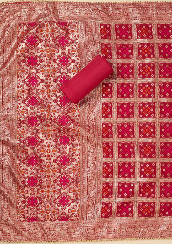 Yellow Zariwork Soft Raw Silk Unstitched Salwar Suit