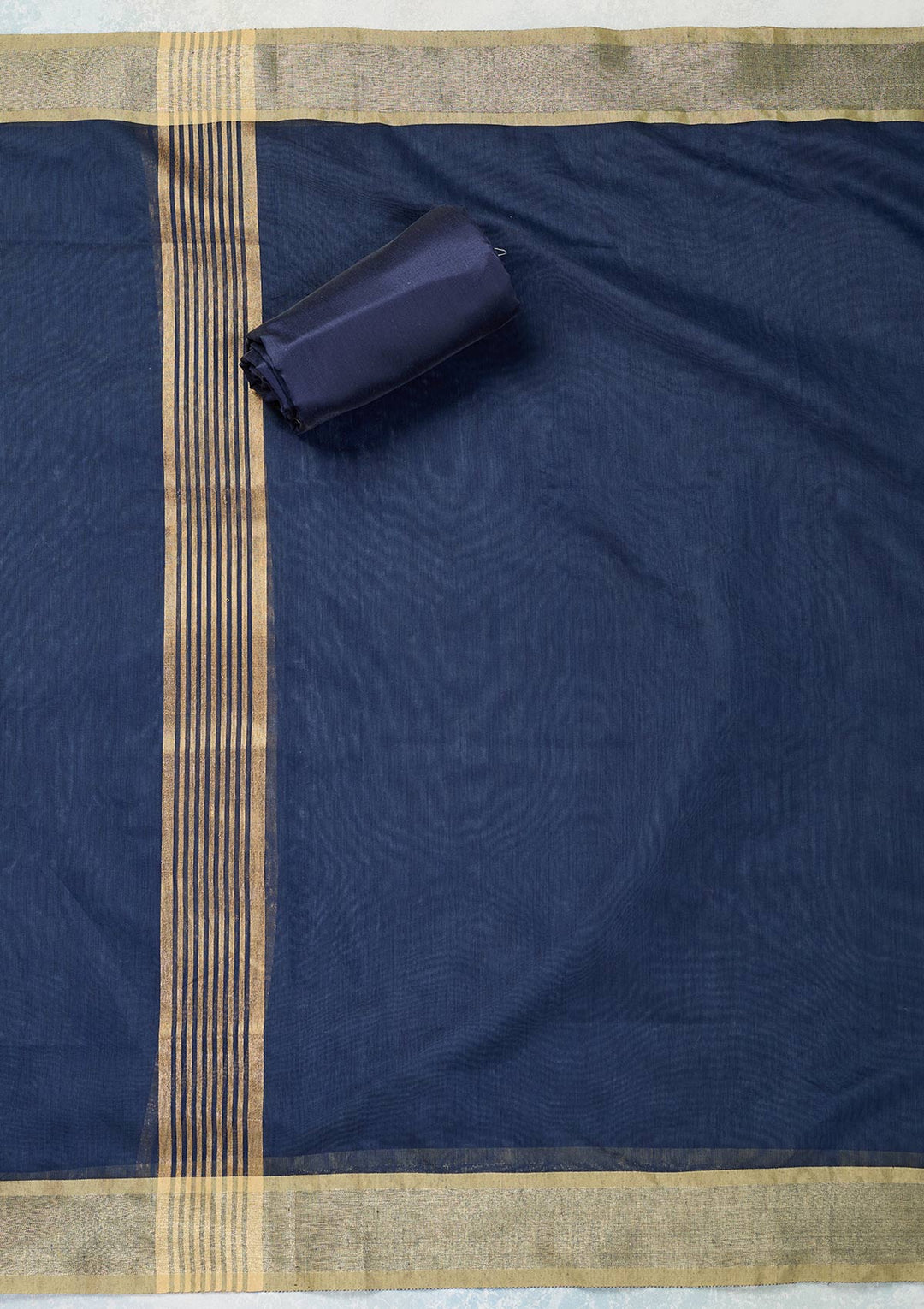 Cream Zariwork (Gold) Banarasi Unstitched Salwar Suit