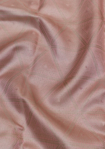 Baby Pink Zariwork Pure Silk Saree