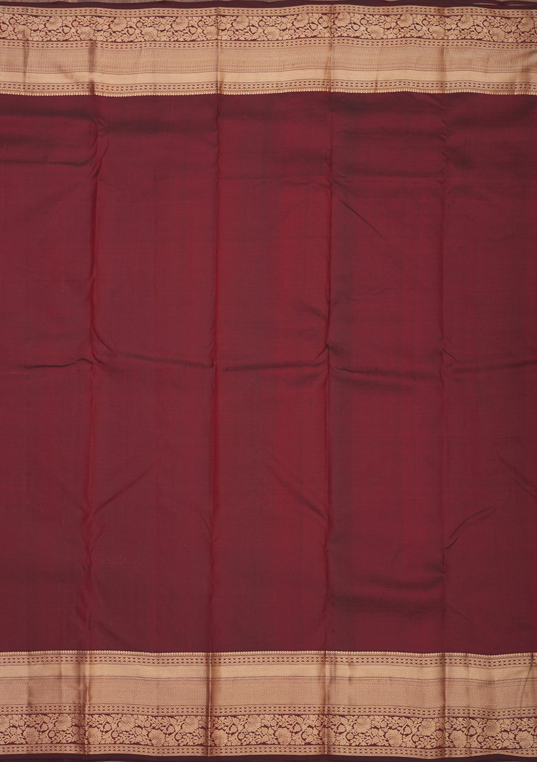 Brown Zariwork Pure Silk Saree