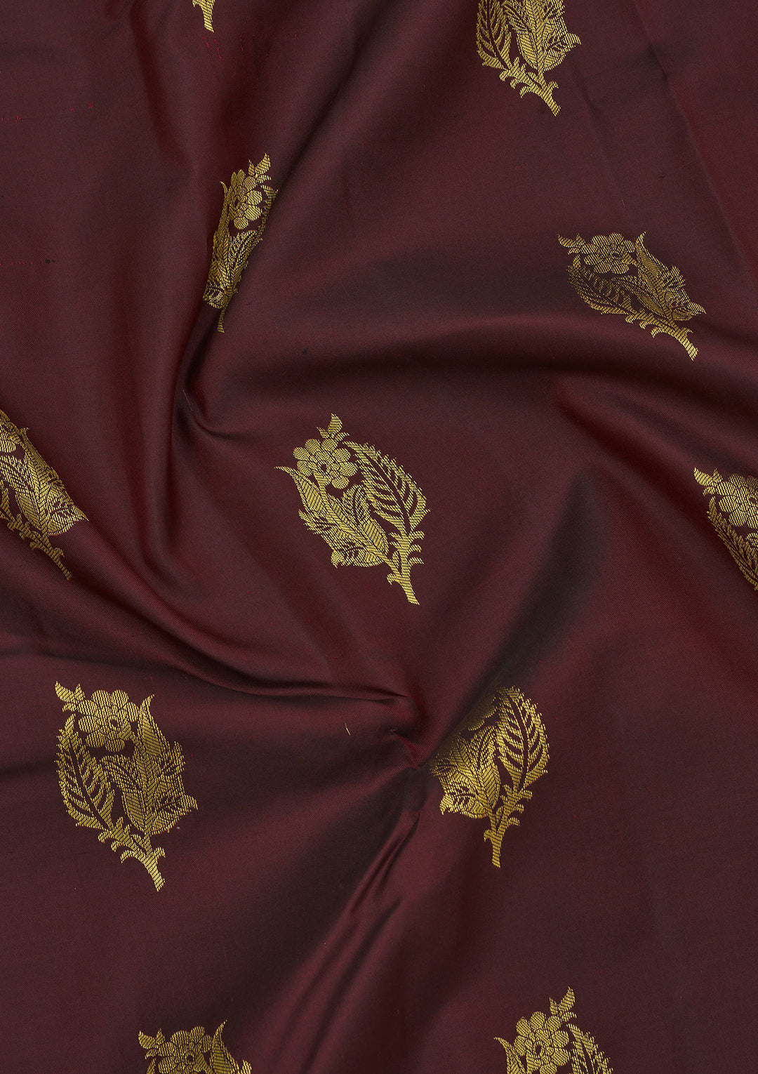 Brown Zariwork Pure Silk Saree