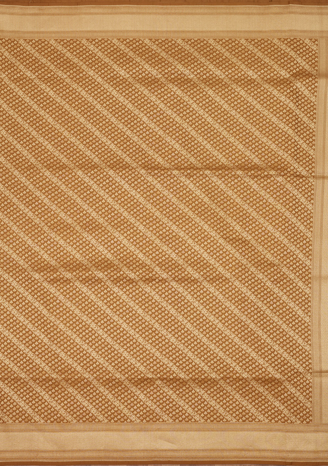 Brown Zariwork Pure Silk Saree