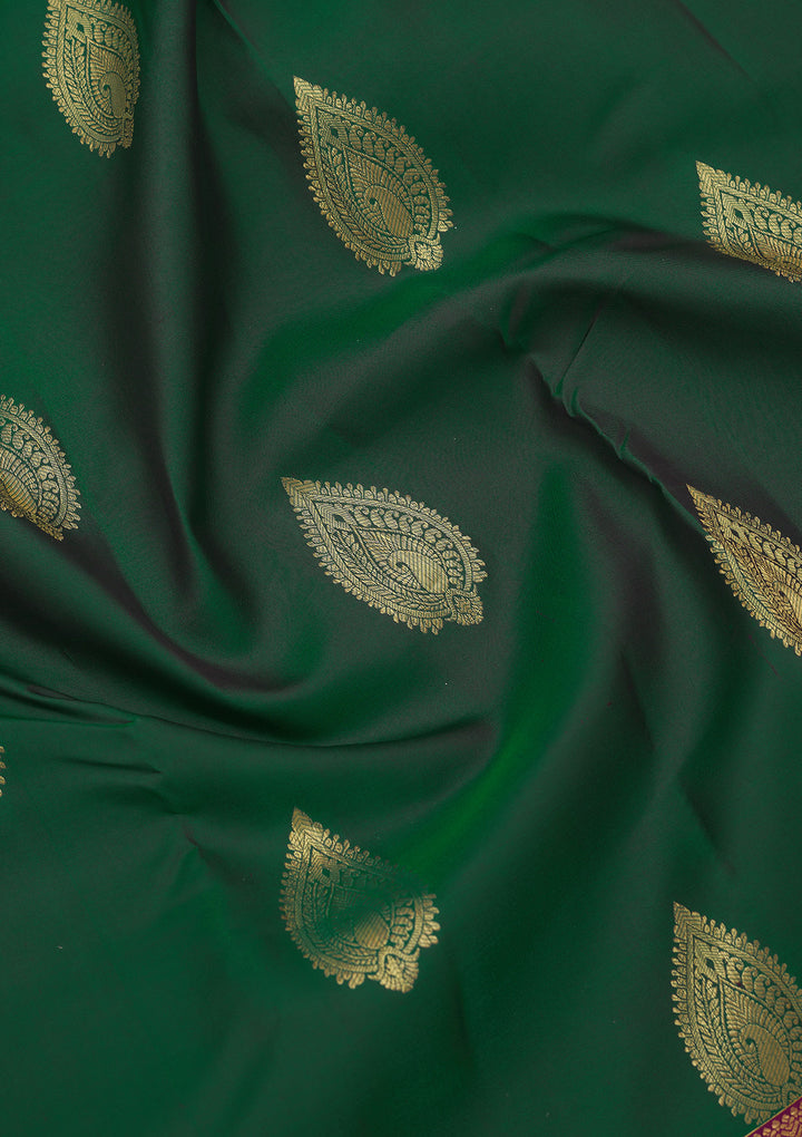 Green Zariwork Pure Silk Saree