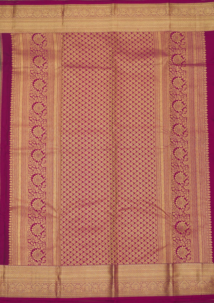 Green Zariwork Pure Silk Saree