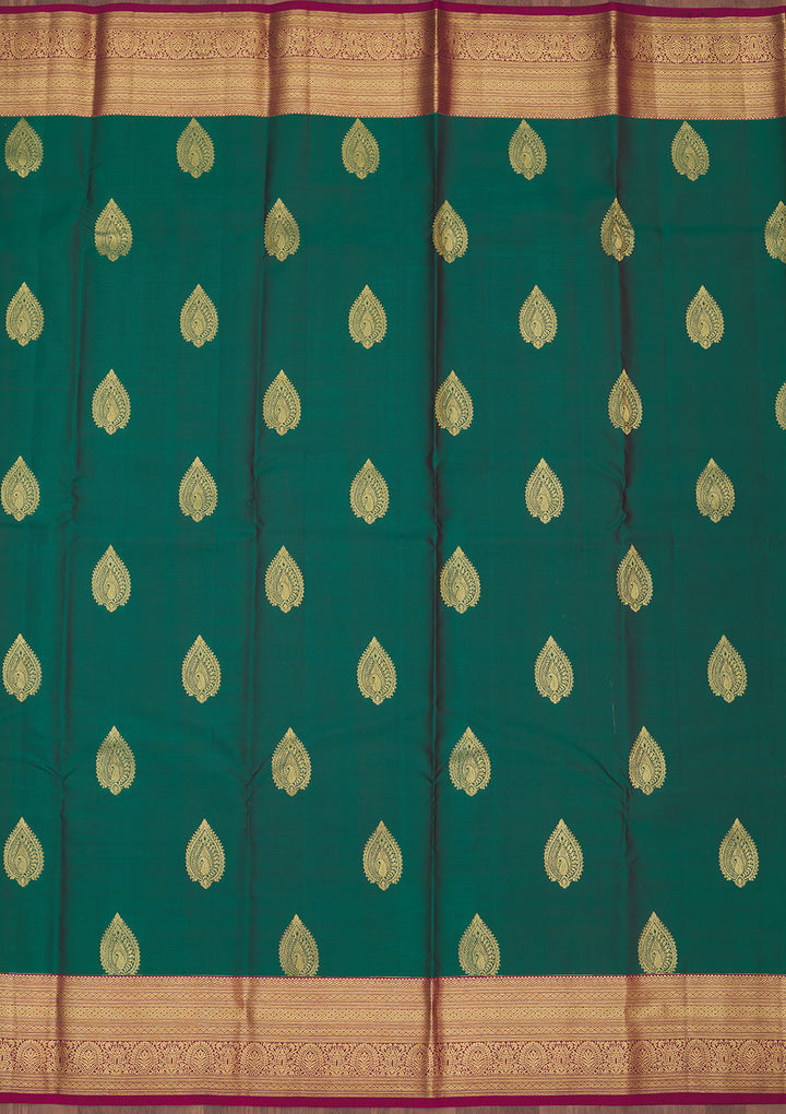 Green Zariwork Pure Silk Saree