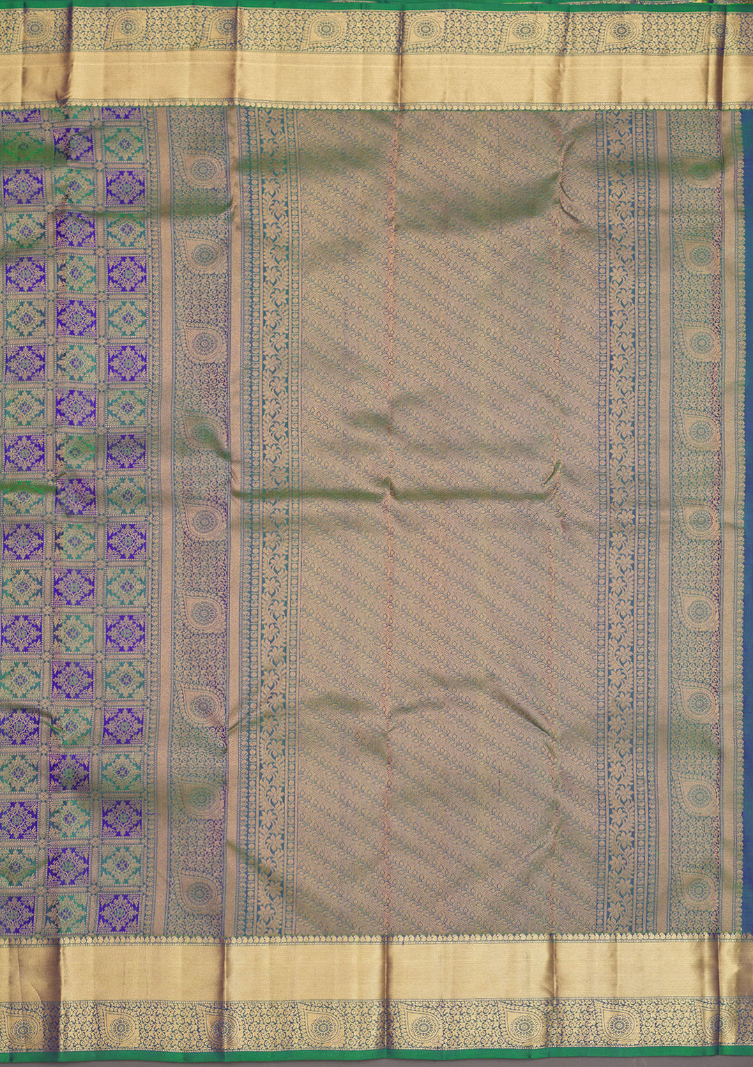 Green Zariwork Pure Silk Saree
