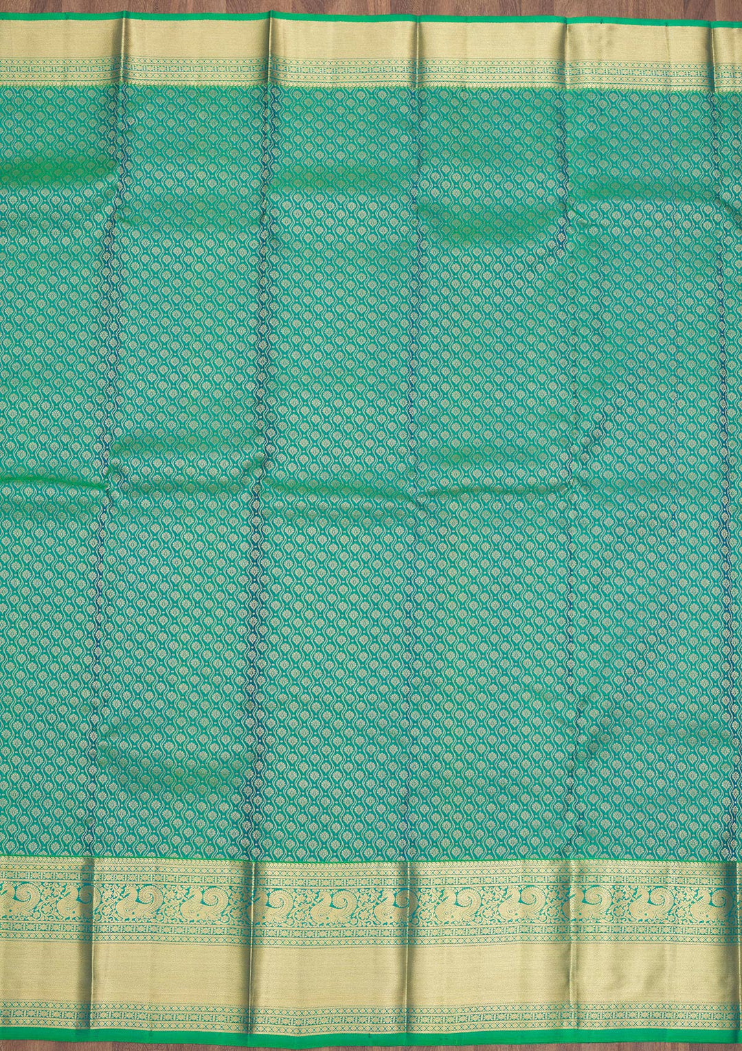 Green Zariwork Pure Silk Saree