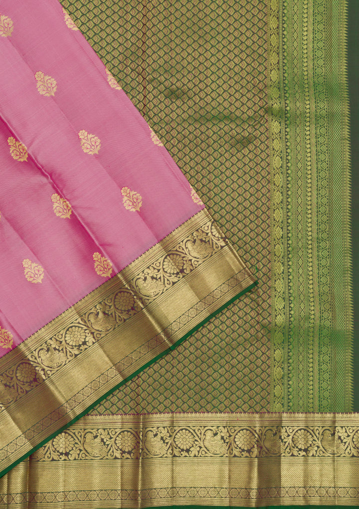 Lavender Zariwork Pure Silk Saree