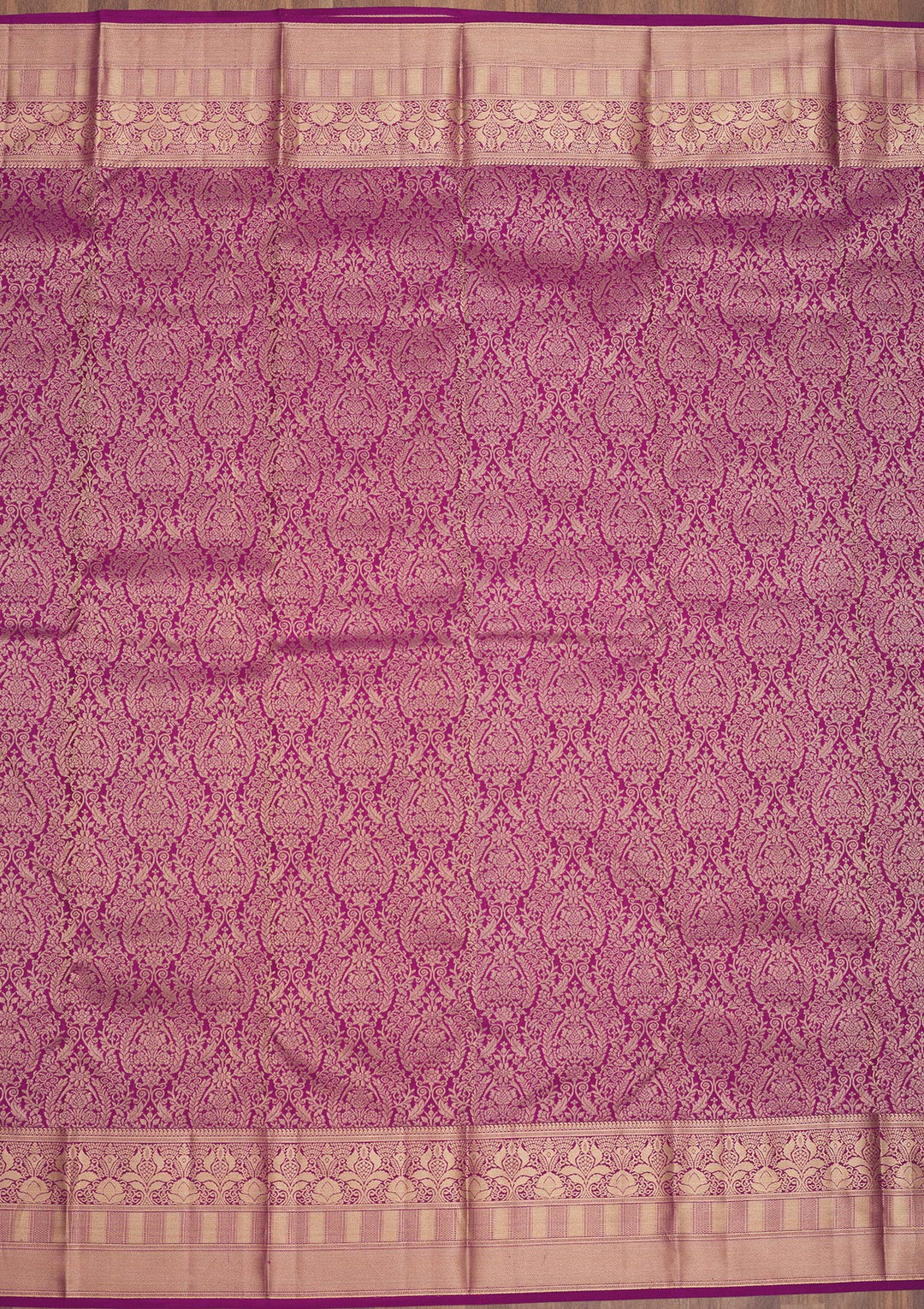 Lavender Zariwork Pure Silk Saree