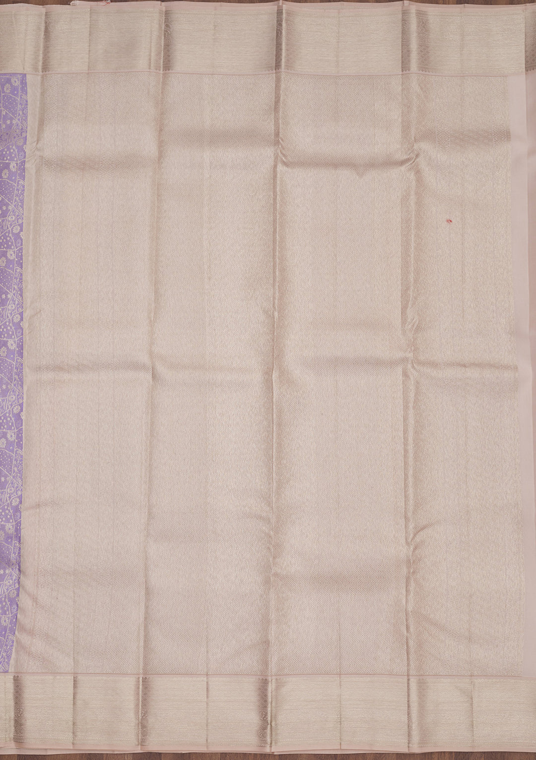 Lavender Zariwork Pure Silk Saree