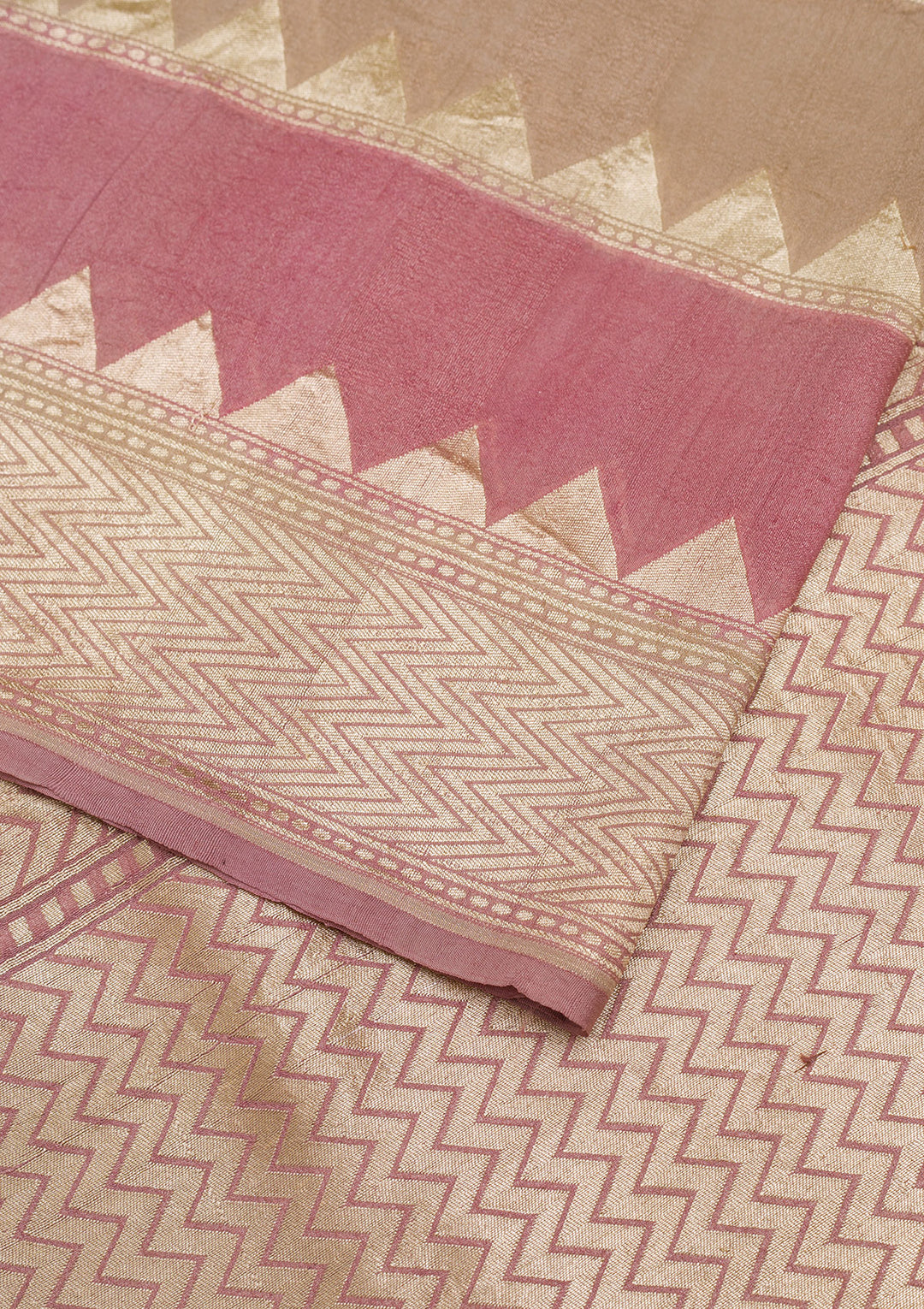 Light Grey Zariwork Pure Silk Saree