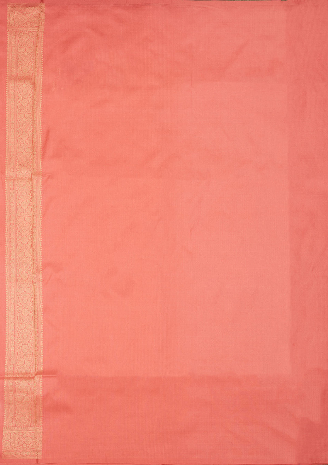 Light Peach Zariwork Pure Silk Saree