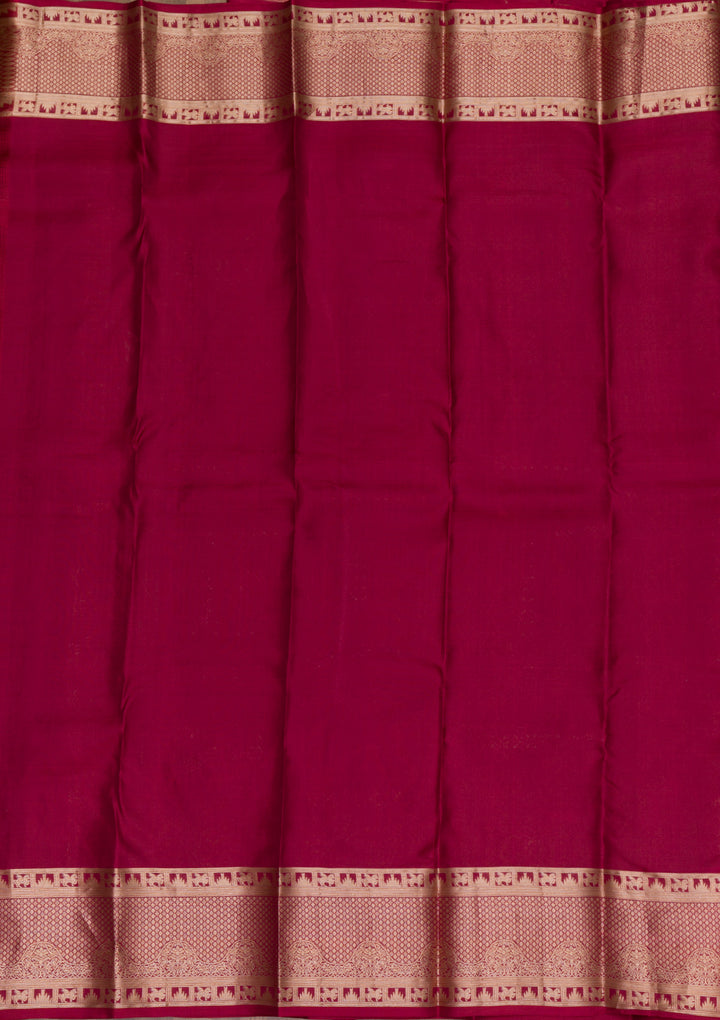 Maroon Zariwork Banarasi Pure Silk Saree