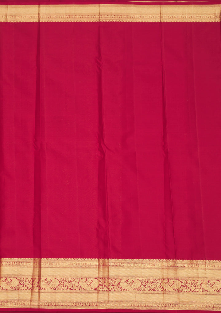 Maroon Zariwork Pure Silk Saree