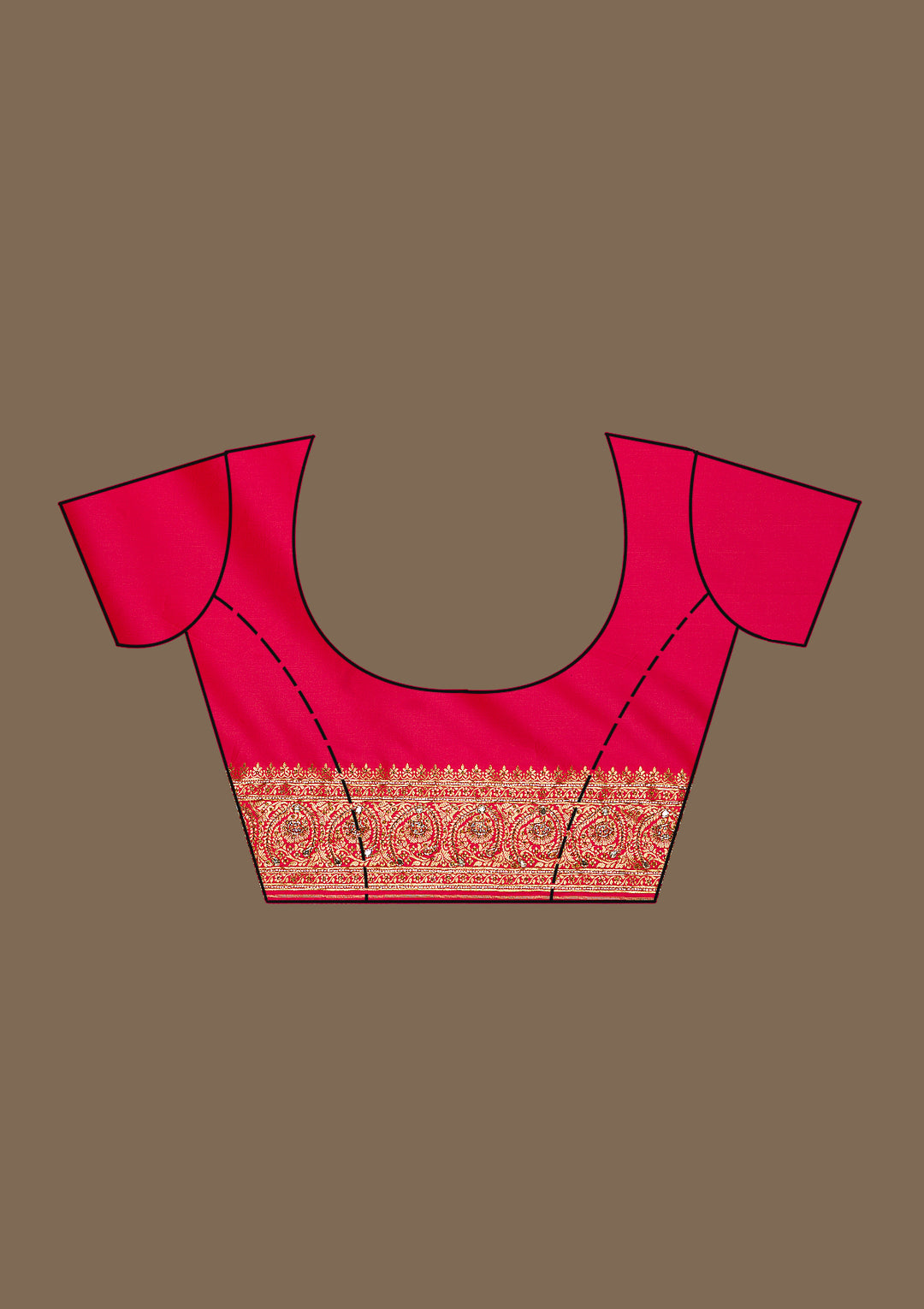 Mauve Cutdana Art Silk Saree