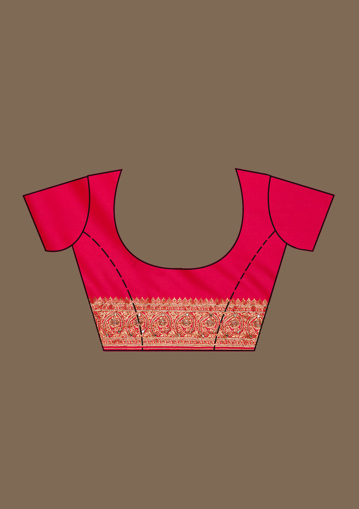 Mauve Cutdana Art Silk Saree