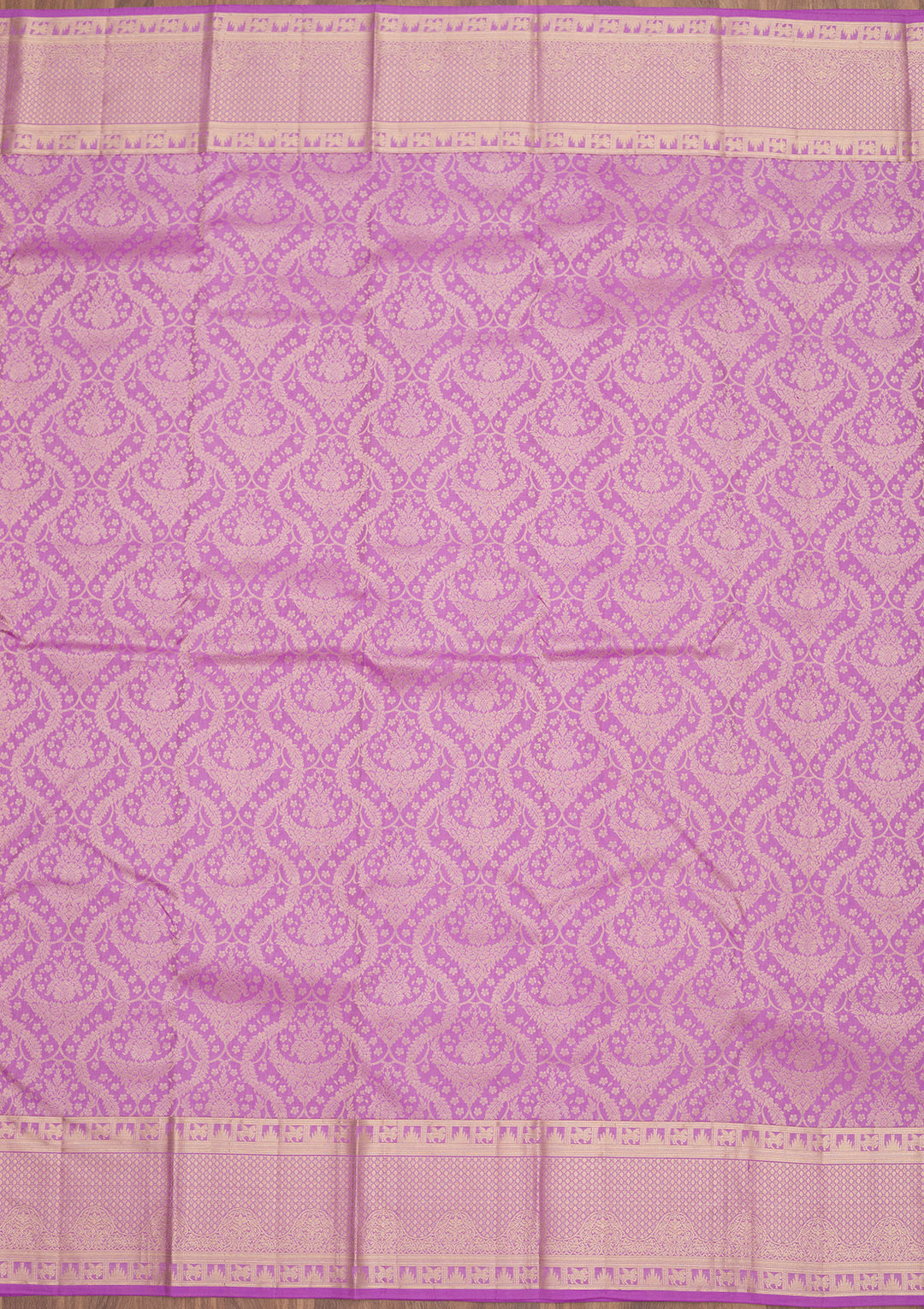 Lavender Zariwork Pure Silk Saree