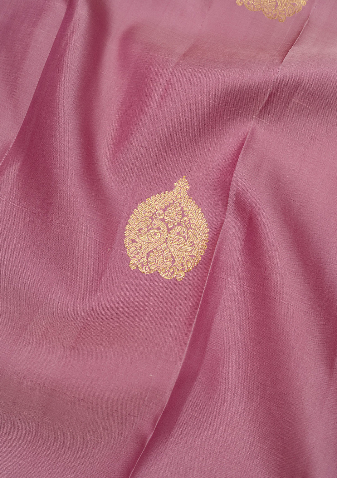 Mauve Zariwork Pure Silk Saree