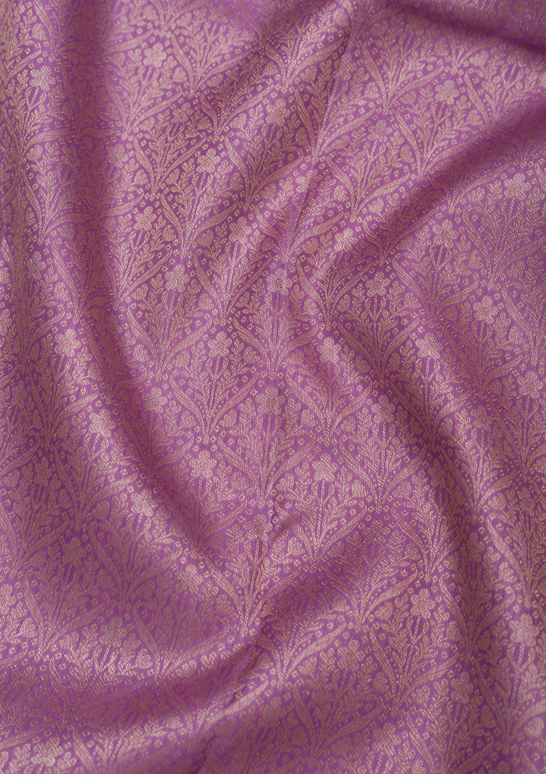Mauve Zariwork Pure Silk Saree
