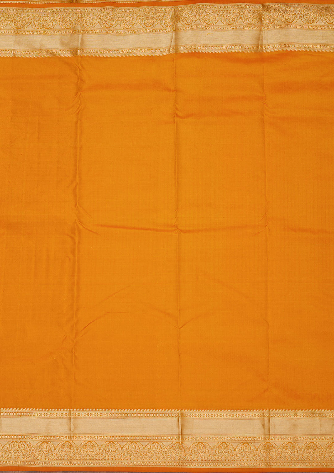 Mustard Zariwork Pure Silk Saree