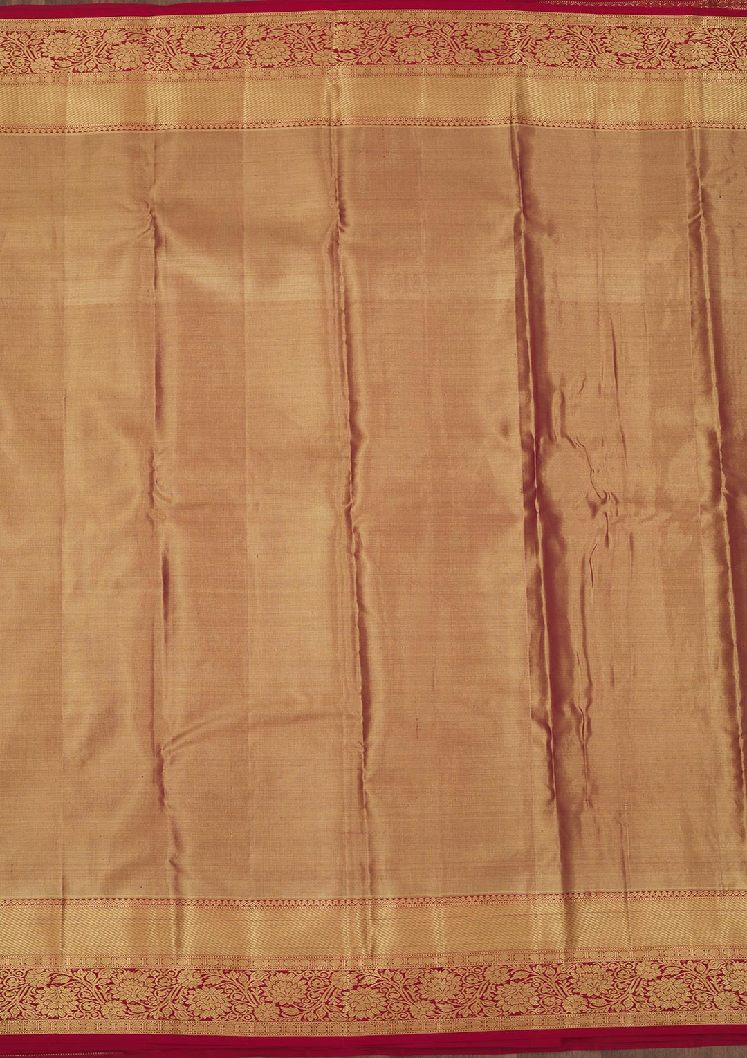 Off White Zariwork Pure Silk Saree