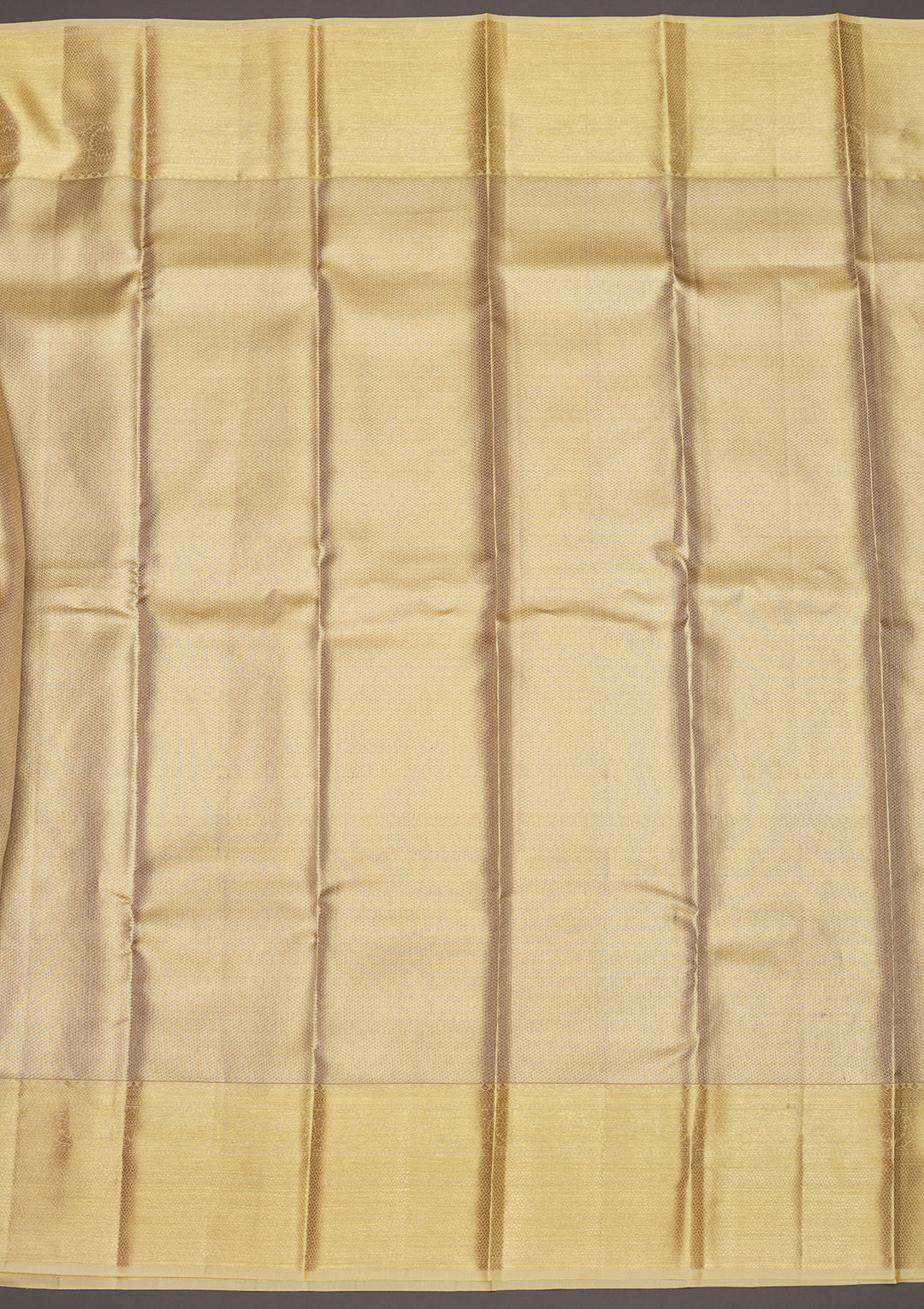 Off White Zariwork Pure Silk Saree