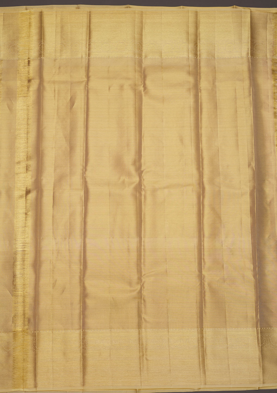Off White Zariwork Pure Silk Saree