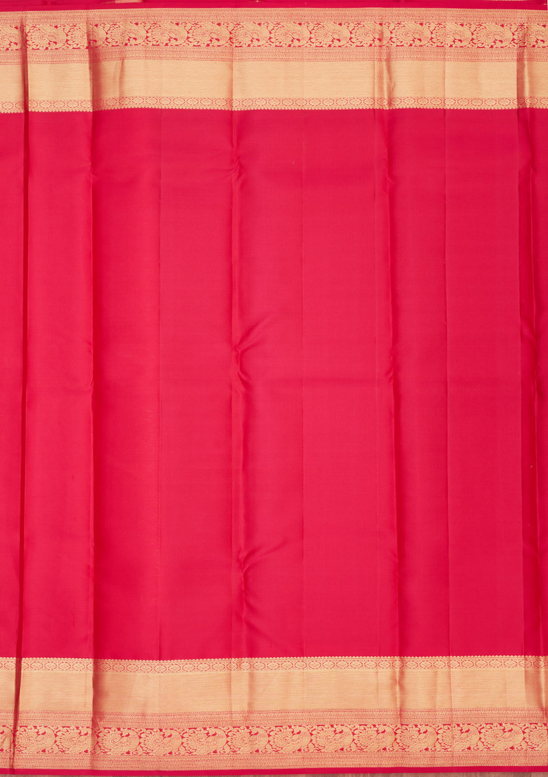Onion Pink Zariwork Pure Silk Saree