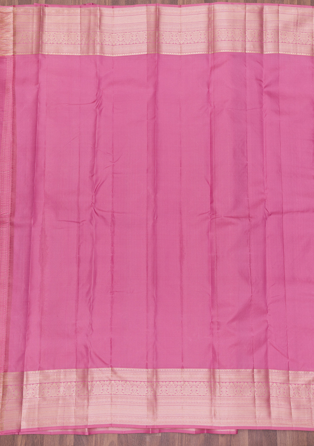 Onion Pink Zariwork Banarasi Pure Silk Saree