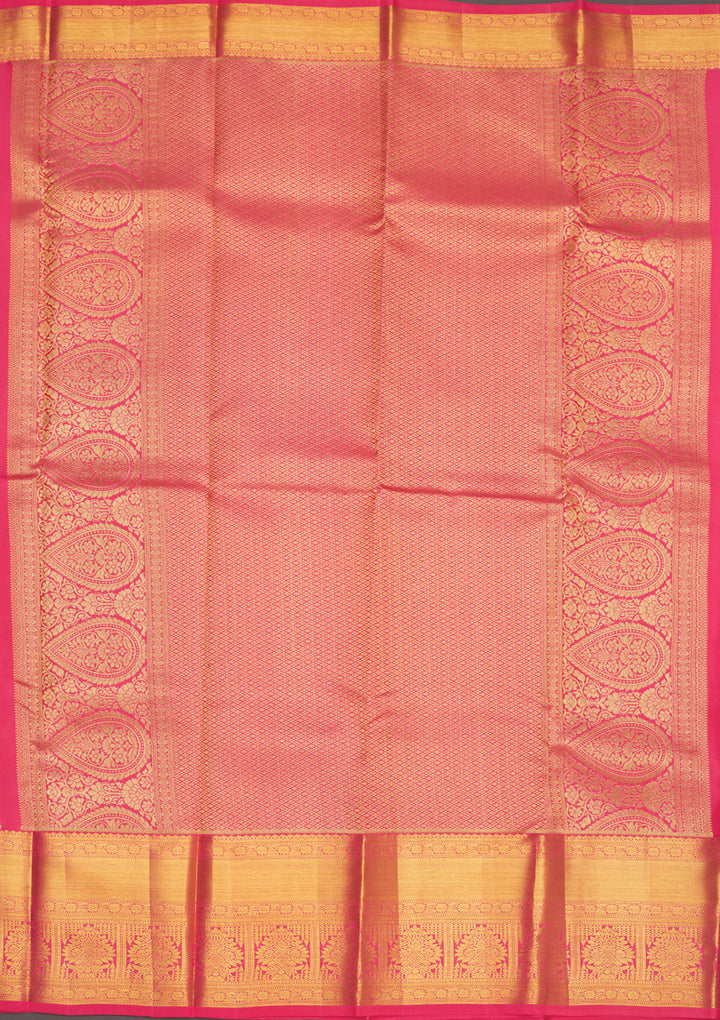 Pink Zariwork Pure Silk Saree