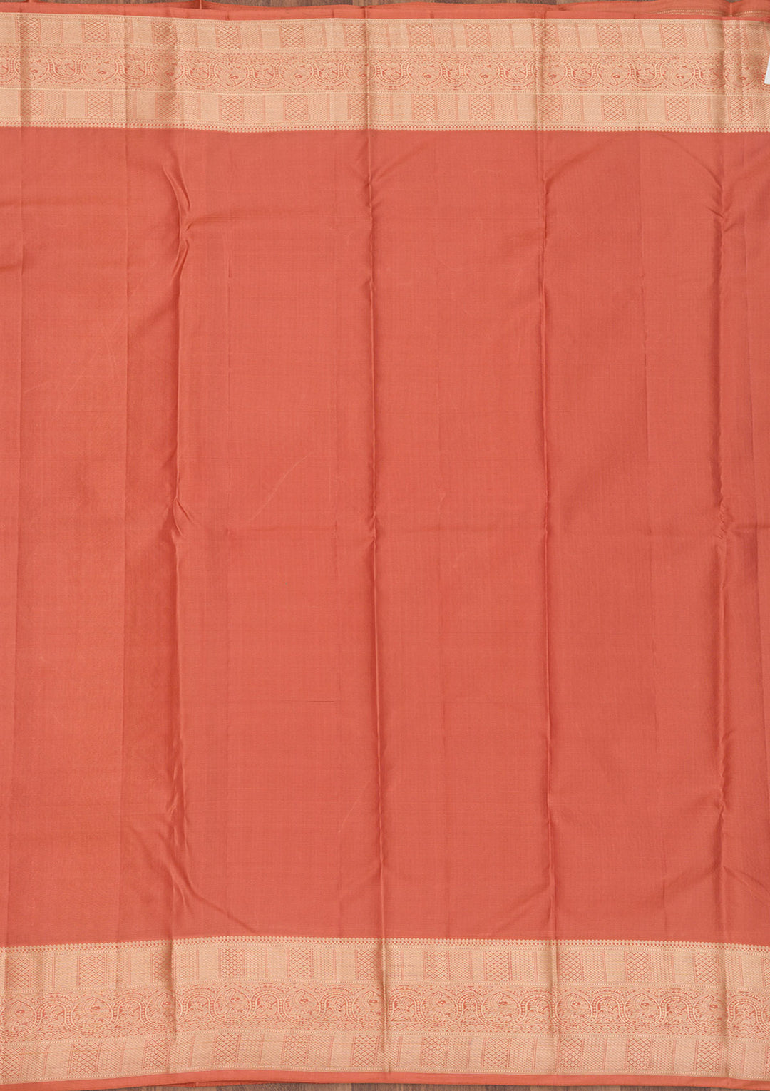 Peach Zariwork Pure Silk Saree