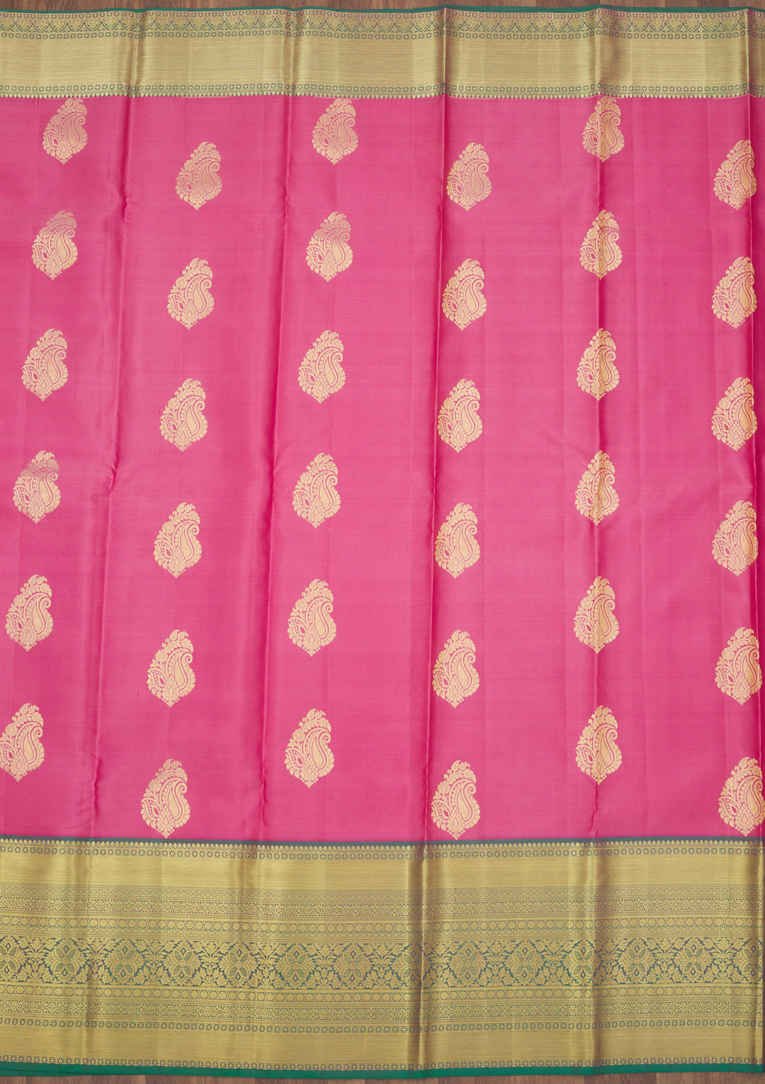 Pink Zariwork Pure Silk Saree
