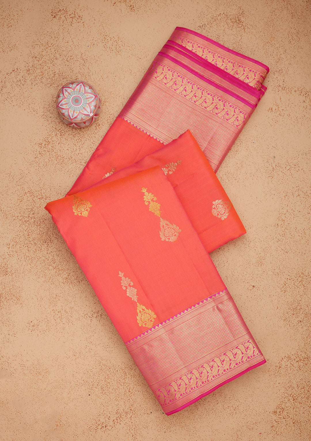 Pink Zariwork Pure Silk Saree