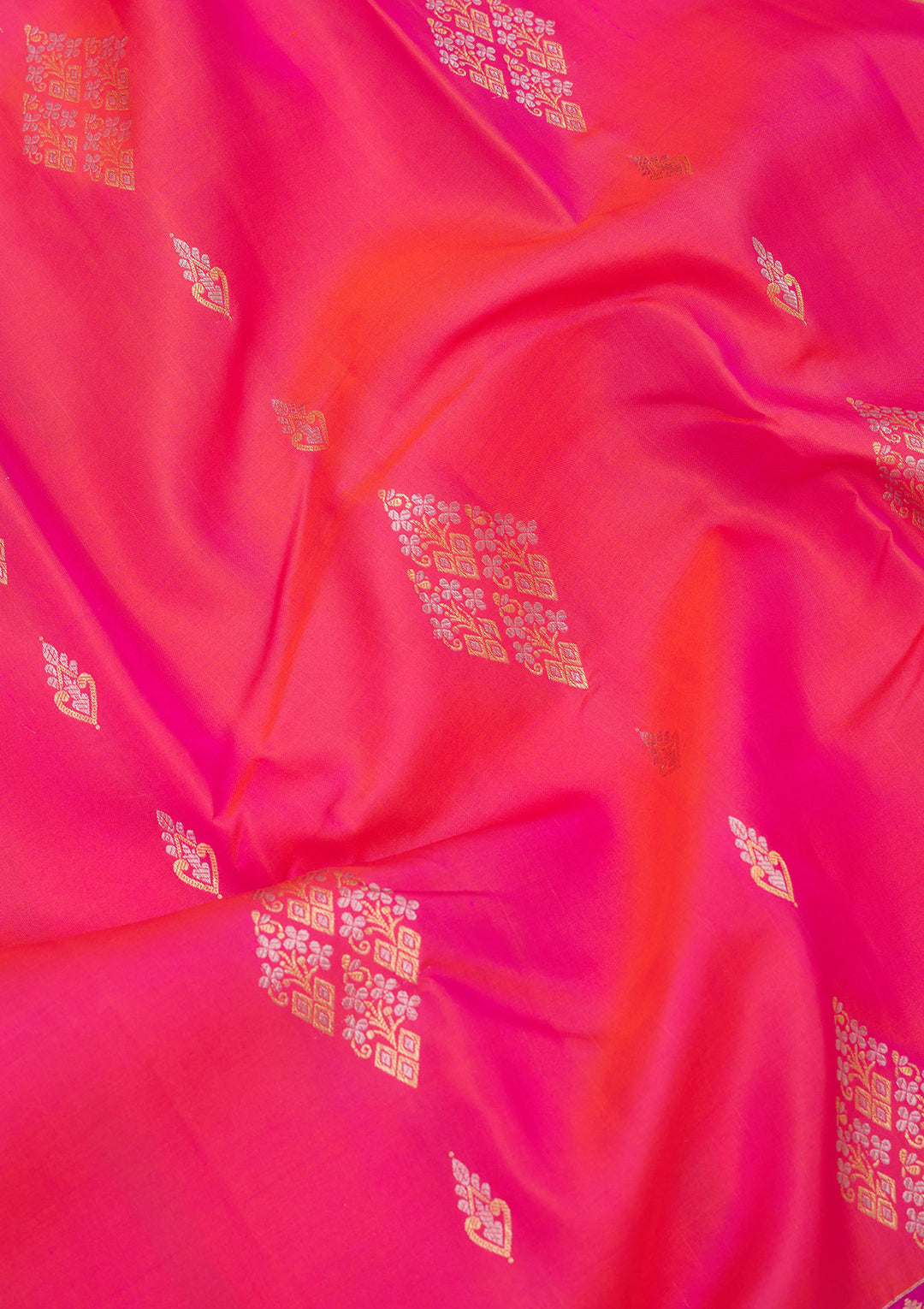 Pink Zariwork Pure Silk Saree