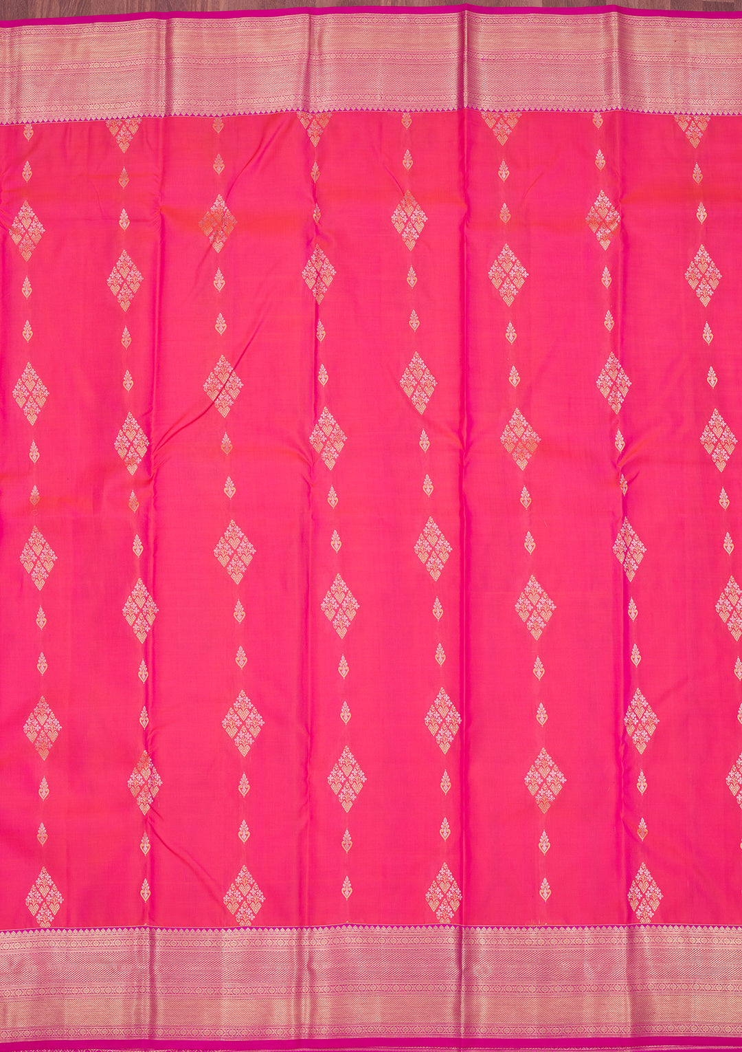 Pink Zariwork Pure Silk Saree