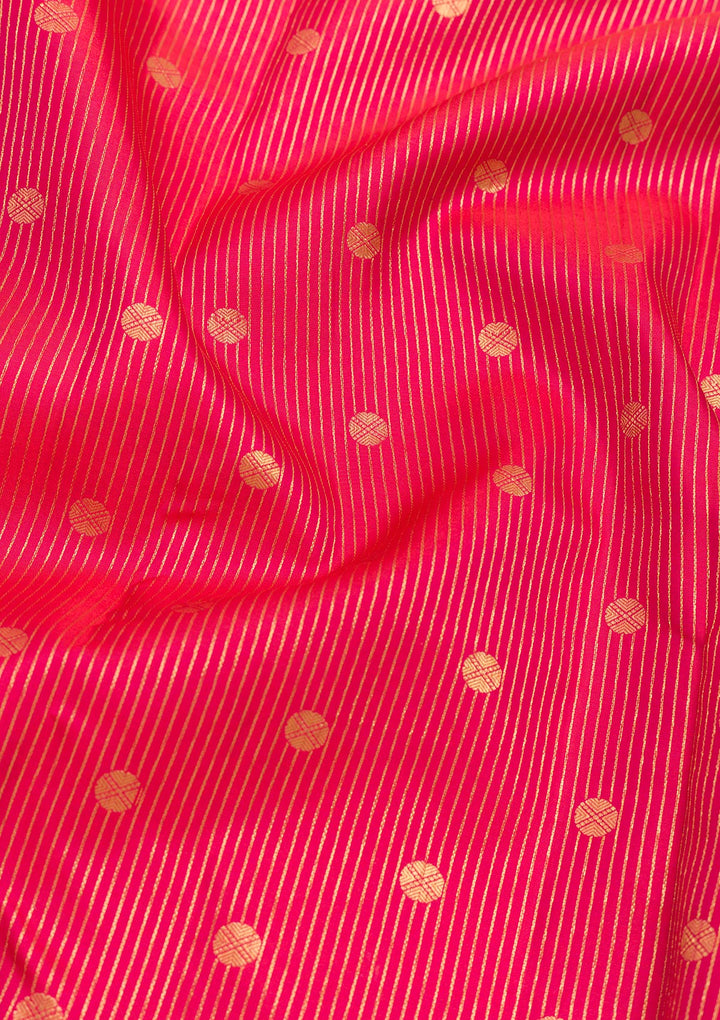 Pink Zariwork Kanjivaram Pure Silk Saree